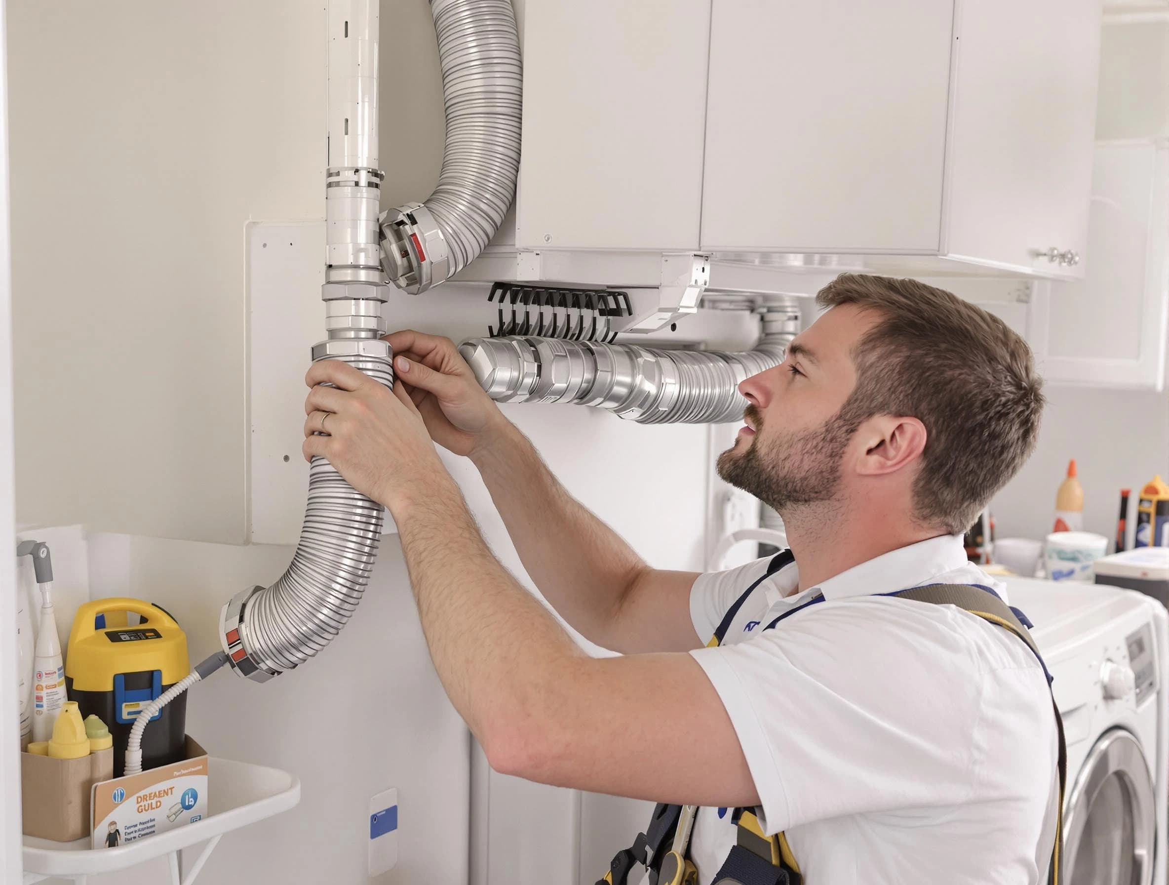 Professional dryer vent repair and installation by Birmingham Dryer Vent Cleaning in Birmingham