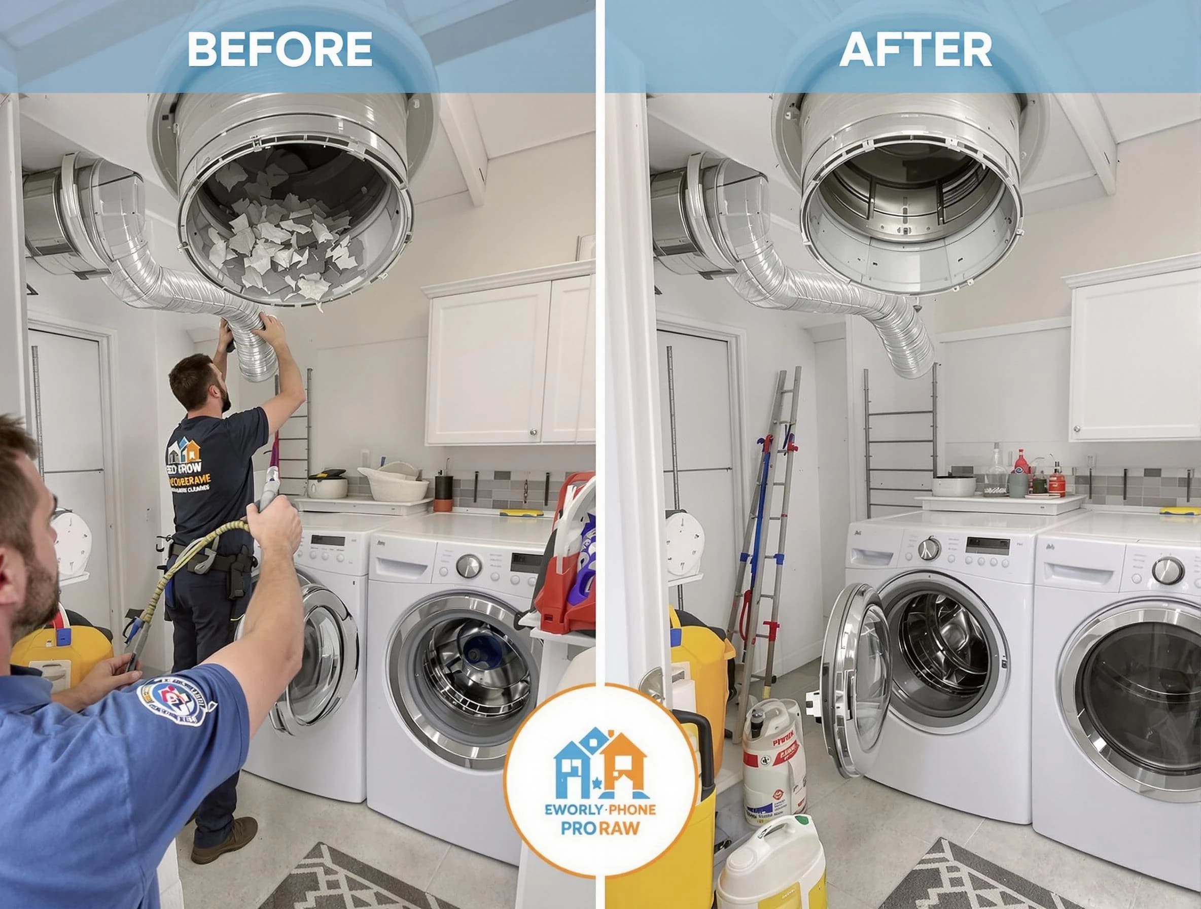 Residential dryer vent cleaning by Birmingham Dryer Vent Cleaning in Birmingham