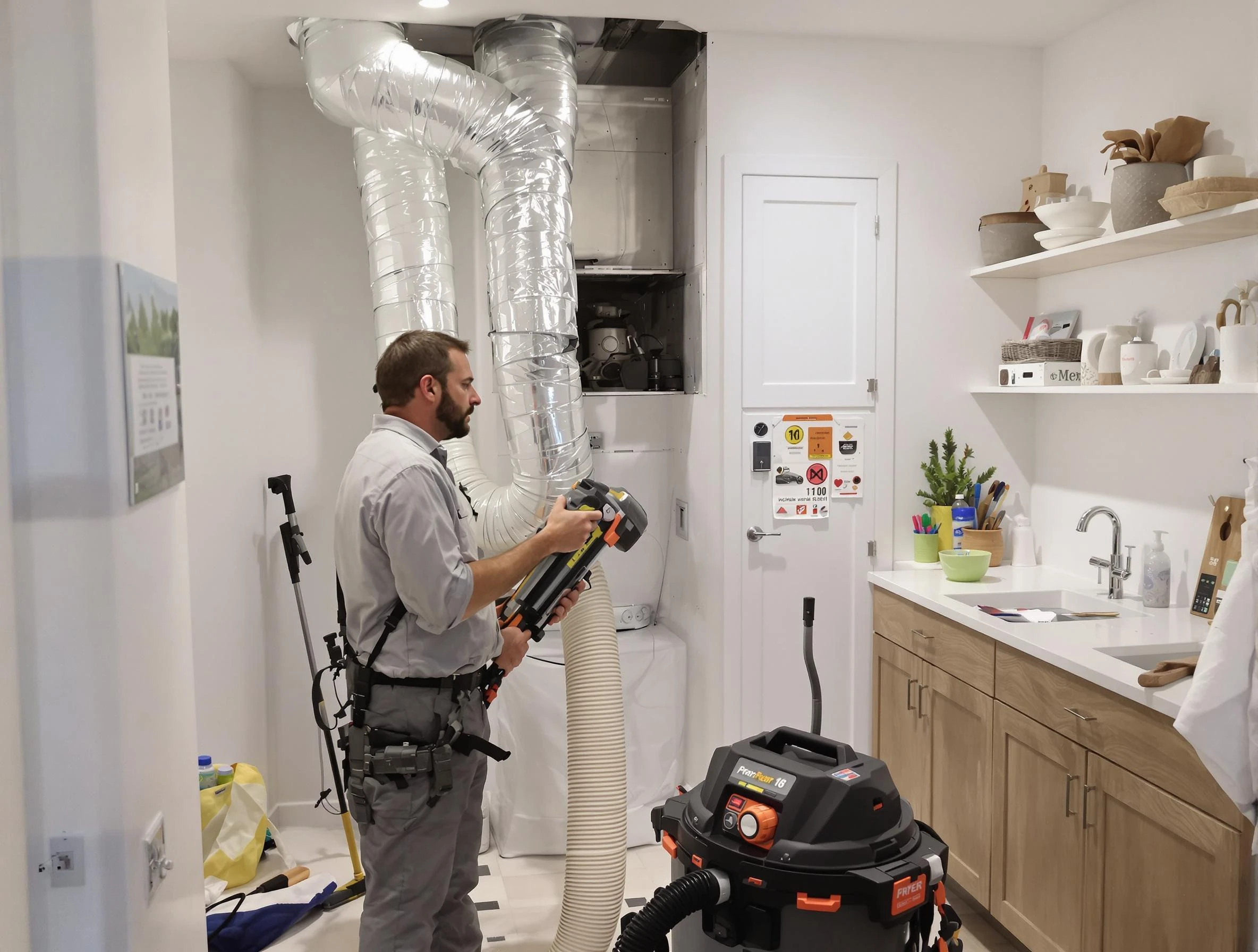 Clogged Dryer Vent Cleaning in Birmingham