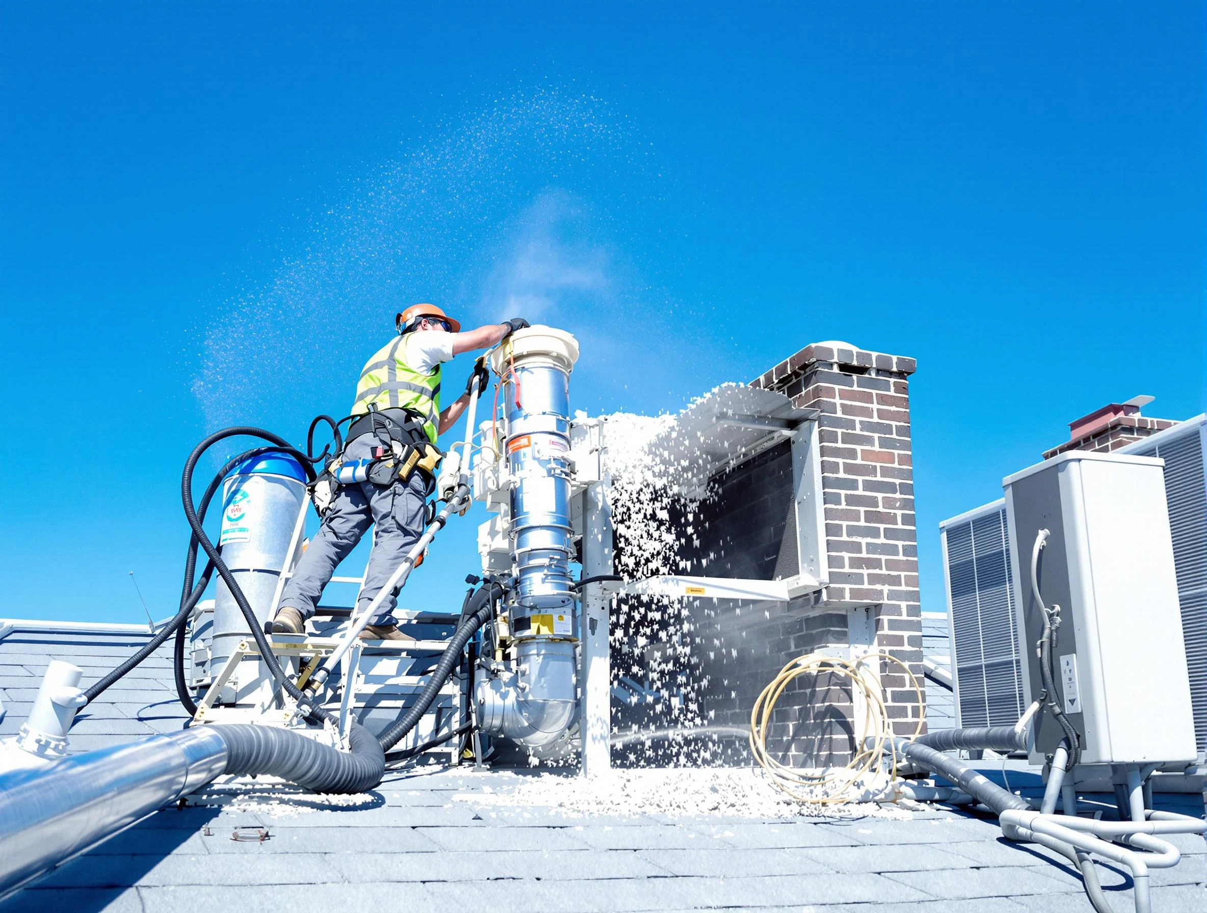 Expert roof dryer vent cleaning by Birmingham Dryer Vent Cleaning in Birmingham