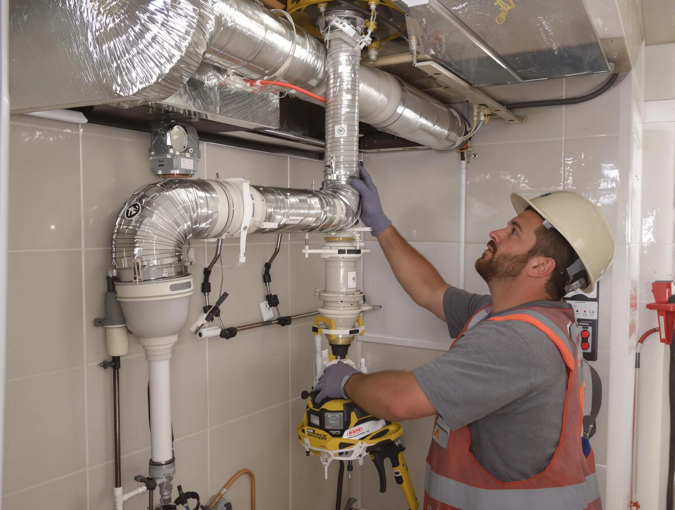 Birmingham Dryer Vent Cleaning expert performing professional dryer vent repair and installation in Birmingham