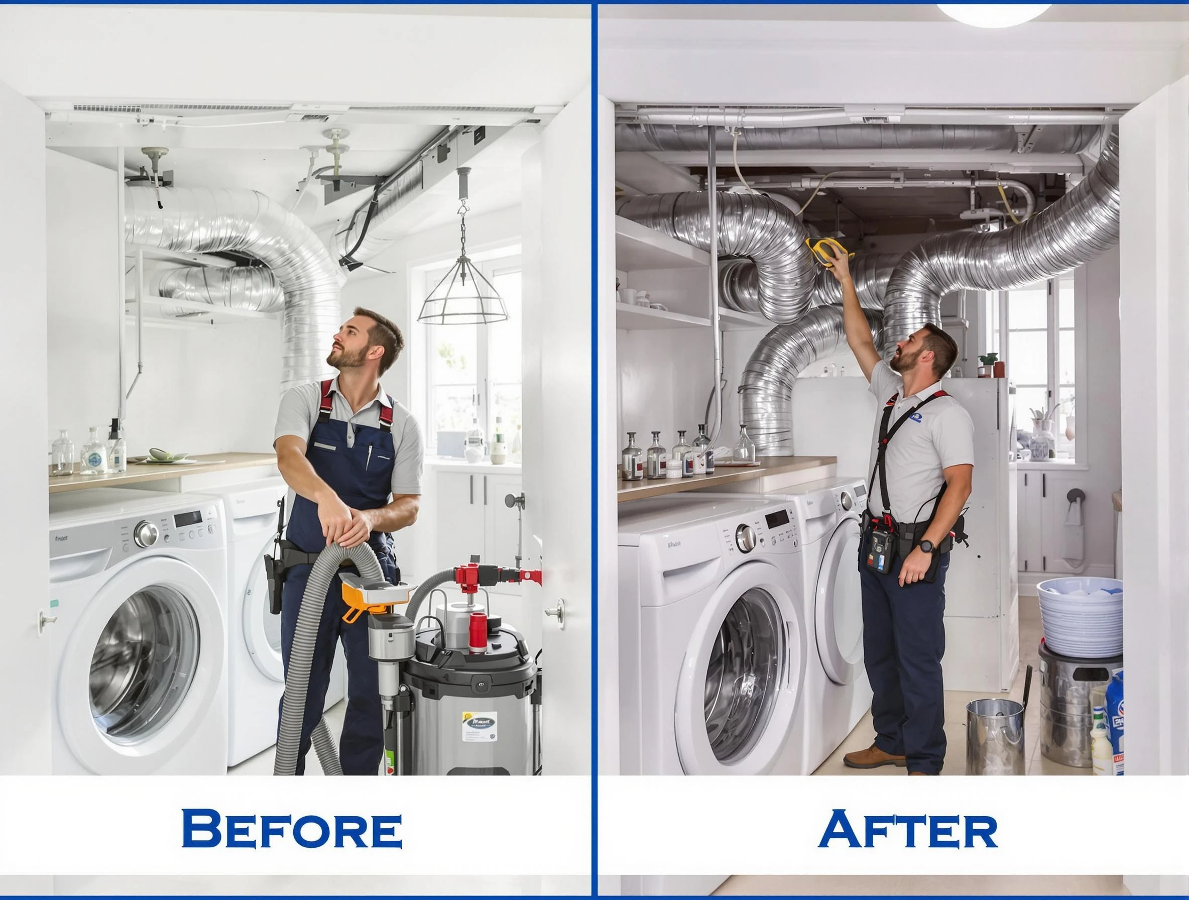 Expert gas dryer vent cleaning by Birmingham Dryer Vent Cleaning in Birmingham